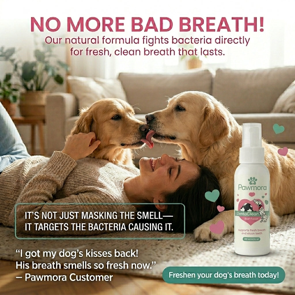 Pawmora™ Natural Dental Clean Spray for Dogs