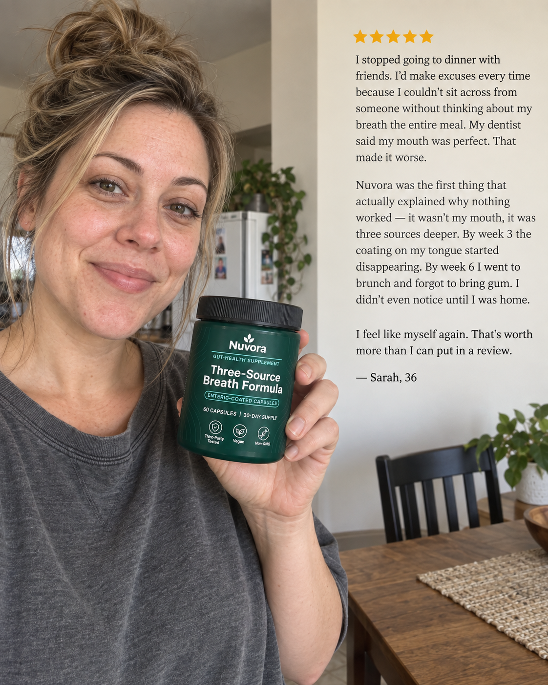 NUVORA - Three Source Breath Formula