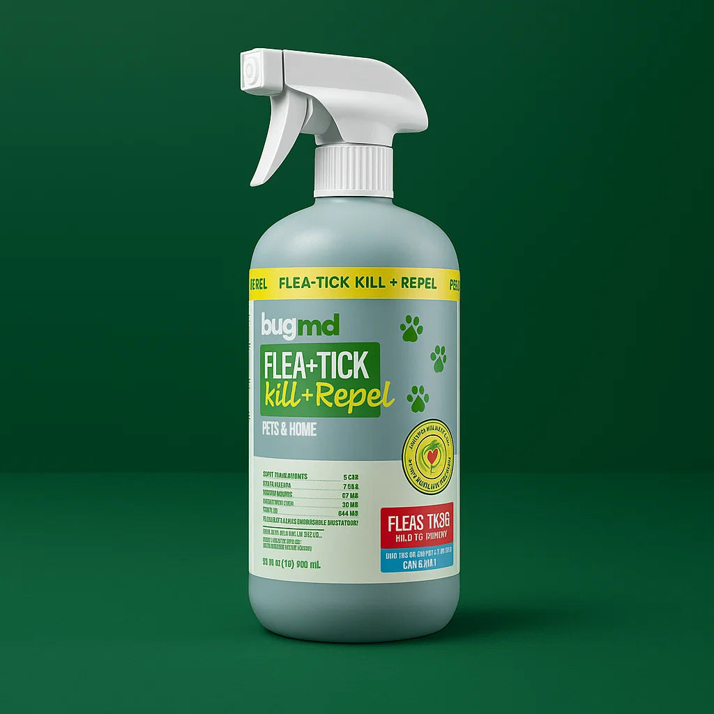 Advanced Natural Pet Flea-Tick Spray for Pets