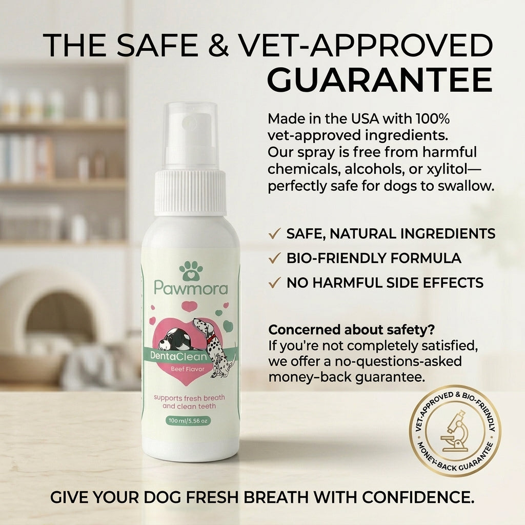 Pawmora™ Natural Dental Clean Spray for Dogs