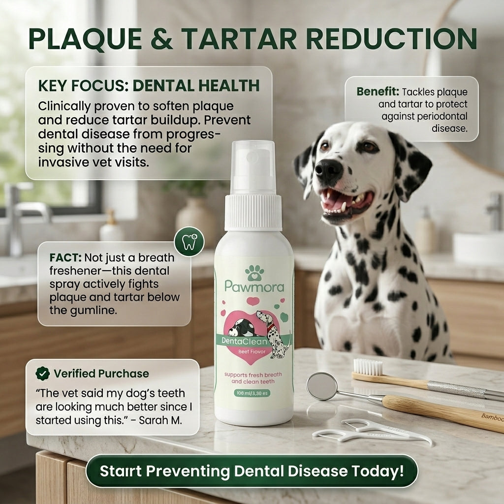 Pawmora™ Natural Dental Clean Spray for Dogs